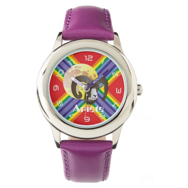 Relógio De Pulso Ariete 21 al marzo 20 Orologio Aprile (Frente)