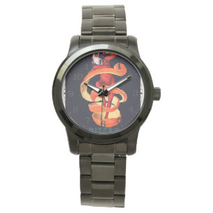 Relógio De Pulso Atropelada Campari por Cappiello