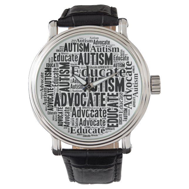 Relógio De Pulso Autism Advocate Watch by GoTeamKate (Frente)