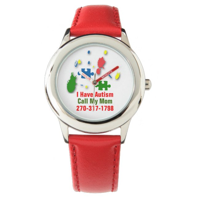 Relógio De Pulso Autism Alert Children's Watch (Frente)