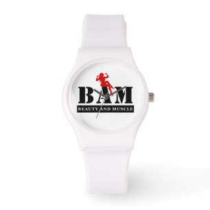 Relógio De Pulso BAM Beauty & Muscle Bodybuilding Watch