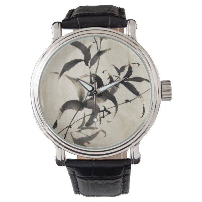 Relógio De Pulso Bambu (Frente)