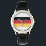 Relógio De Pulso Bandeira Alemã Tema Kids Watch<br><div class="desc">Esta é parte da coleção de patrimônio do tema da Oktoberfest Germany. A bandeira alemã está em destaque.</div>