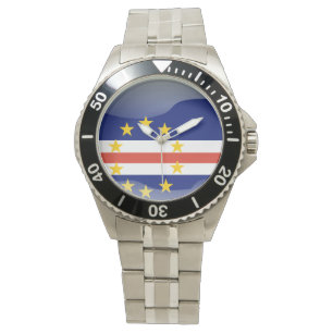 Relógio De Pulso Bandeira de Cabo Verde