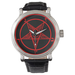 Relógio De Pulso Baphomet