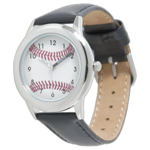 Relógio De Pulso Baseball Kids Stainless Steel Watch