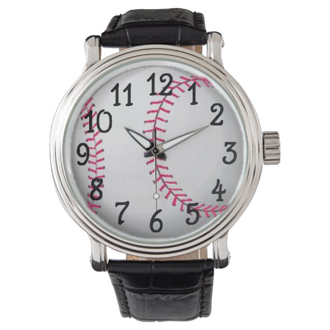 Relógio De Pulso Baseball Softball Watch (Frente)