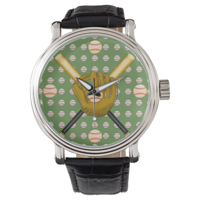 Relógio De Pulso Baseball Wrist Watch (Frente)