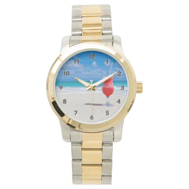 Relógio De Pulso Beach Cheers (Frente)