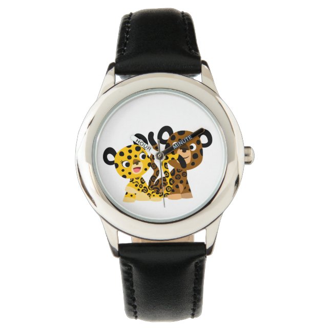 Relógio De Pulso Bela Cartoon Flirtativista Jaguars Watch (Frente)