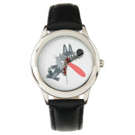Relógio De Pulso Bela Cartoon Wolf Watch