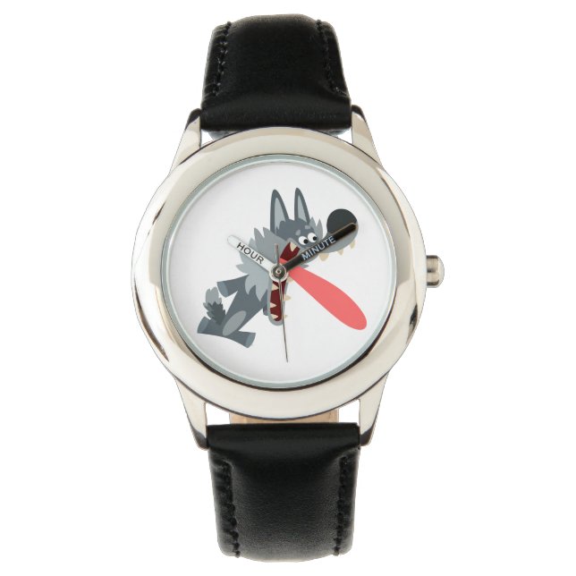 Relógio De Pulso Bela Cartoon Wolf Watch (Frente)