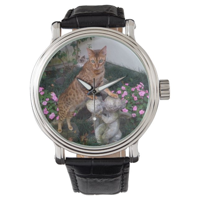 Relógio De Pulso Bengala na estátua (Frente)