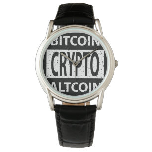 Relógio De Pulso Bitcoin Altcoin cripto