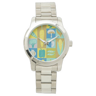 Relógio De Pulso Blocos de vegetais II