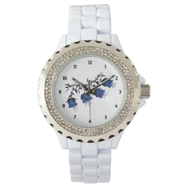 Relógio De Pulso Blue Canterbury Bels Womens Rhinestone Watch (Frente)