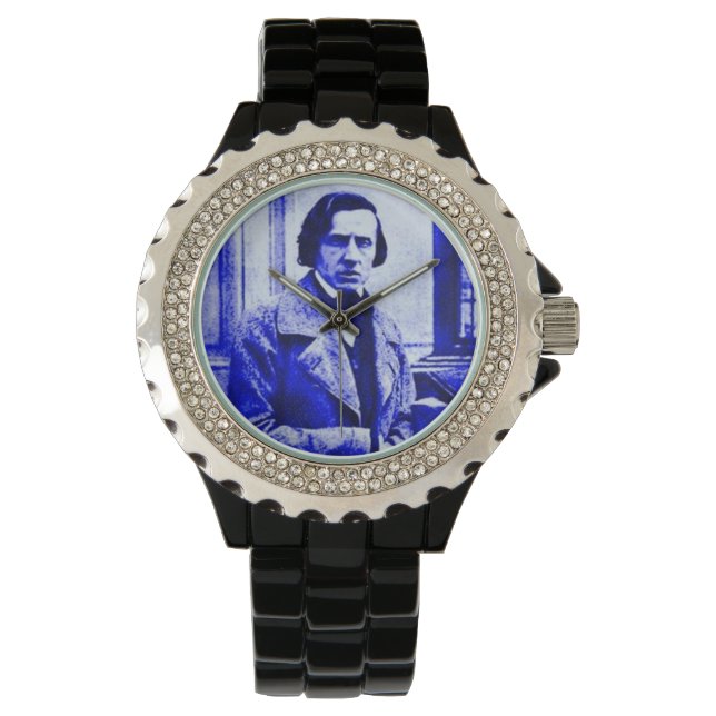 Relógio De Pulso Blue Chopin Watch (Frente)