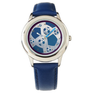 Relógio De Pulso Blue Space Soccer Watch