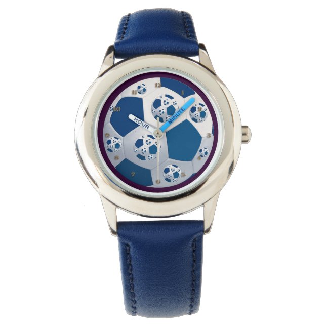Relógio De Pulso Blue Space Soccer Watch (Frente)