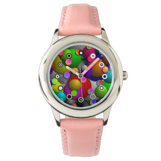 Relógio De Pulso Bolhas (Rosto Binário) de Kenneth Yoncich