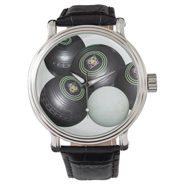 Relógio De Pulso Bolinhos E Gatinhos Pretos, (Frente)