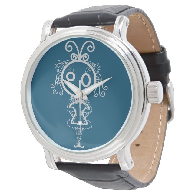 Relógio De Pulso Bonita Garota de Cartografia Kawaii (Angular)
