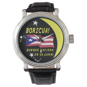 Relógio De Pulso Boricua! Em qualquer lugar!