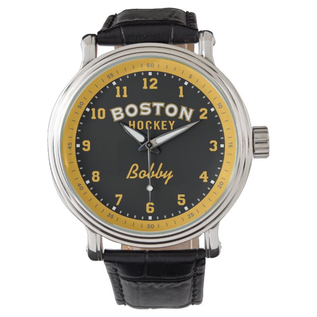 Relógio De Pulso Boston Hockey 12 Hour Watch (Frente)