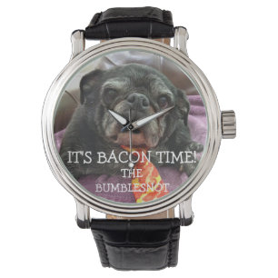 Relógio De Pulso Bumblesnot Watch: É HORA BACON!