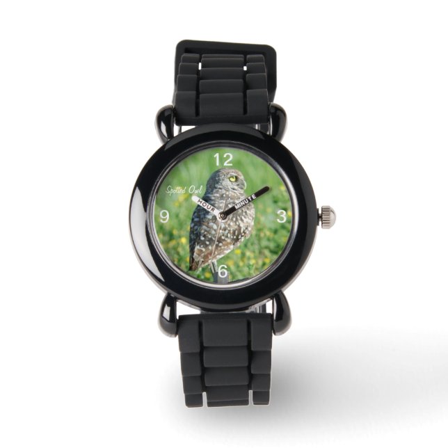 Relógio De Pulso Burrowing Owl Watch (Frente)
