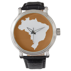 Relógio De Pulso Café Caramel Festivo Brasil