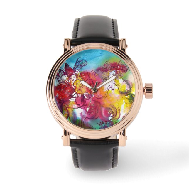 Relógio De Pulso CARNIVAL NIGHT / Mascarada veneziana,Dance Music (Frente)