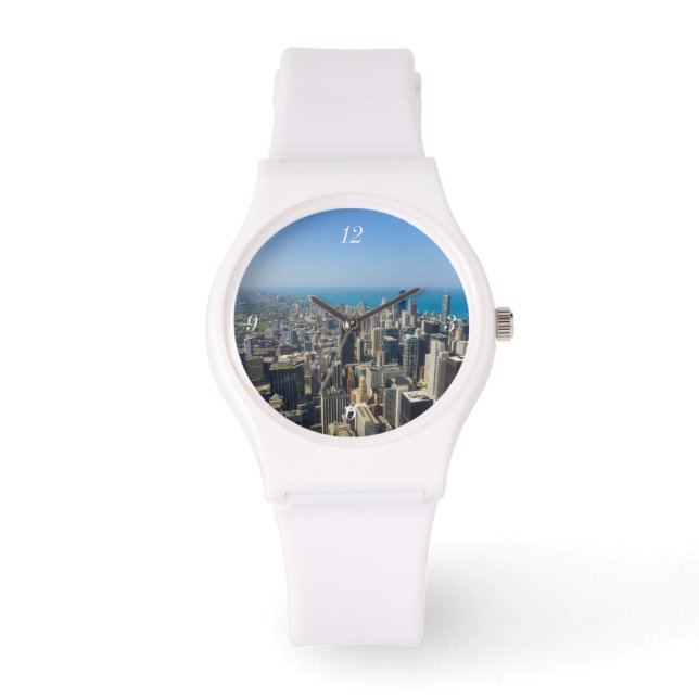 Relógio De Pulso Chicago De Acima (Frente)