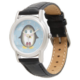 Relógio De Pulso Chillin' Penguin Watch (com números)