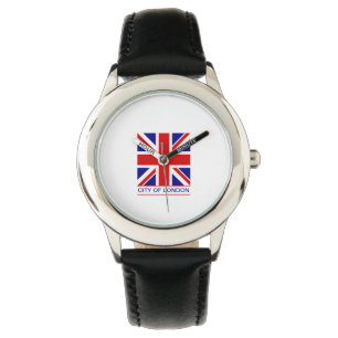 Relógio De Pulso Cidade de Londres - bandeira de Union Jack