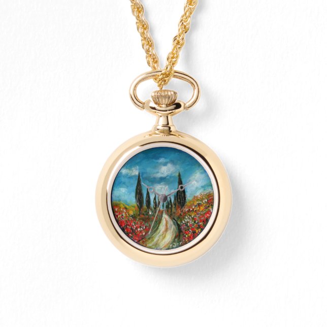 RELÓGIO DE PULSO CIPRESAS E POPÉCIES NA RONDA DA TÚSCULA (Frente)