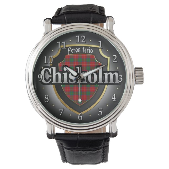 Relógio De Pulso Clan Chisholm Scotland Celebration Watch (Frente)