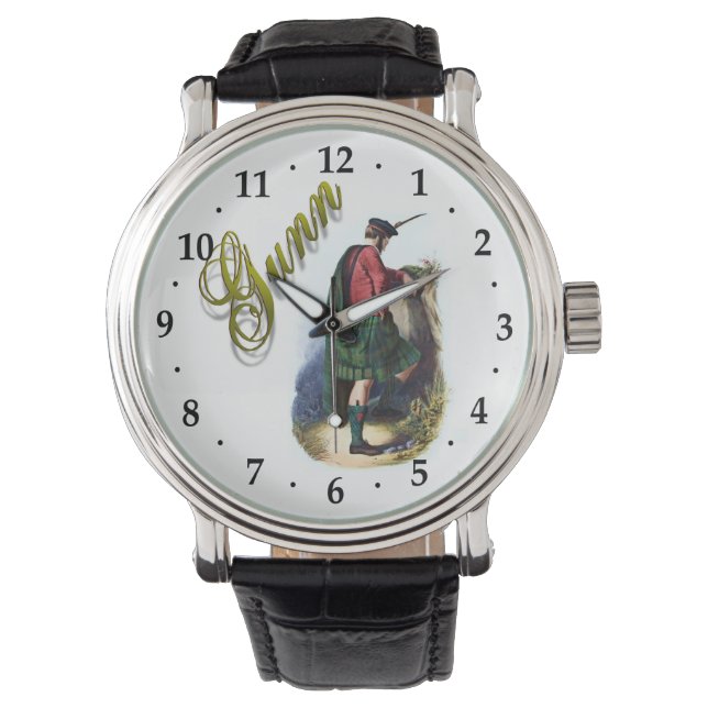 Relógio De Pulso Clan Gunn Scottish Dream Watch (Frente)