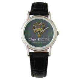 Relógio De Pulso Clan Keith "perdido" crest & tartan watch