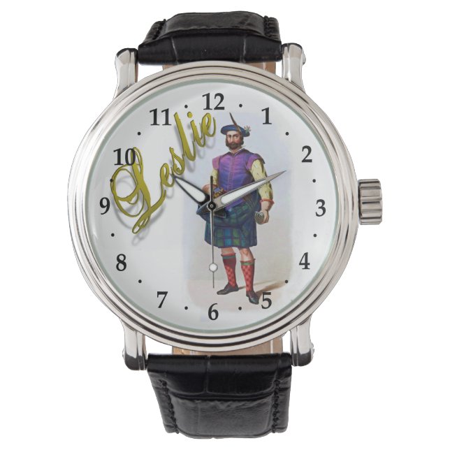 Relógio De Pulso Clan Leslie Scottish Dream Watch (Frente)