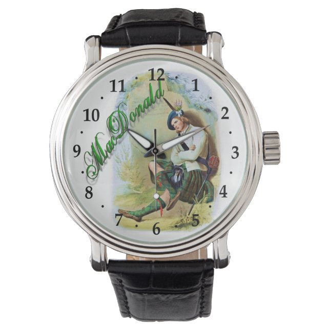 Relógio De Pulso Clan MacDonald Scottish Dream Watch (Frente)