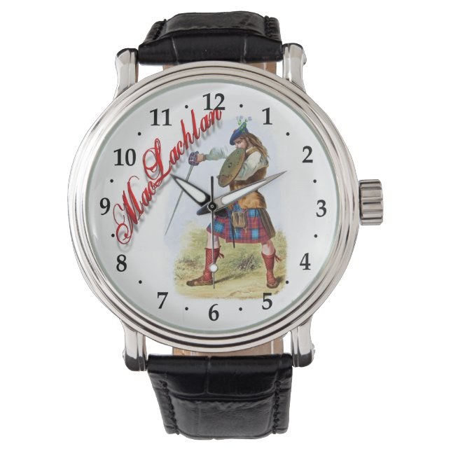 Relógio De Pulso Clan MacLachlan Scottish Dream Watch (Frente)