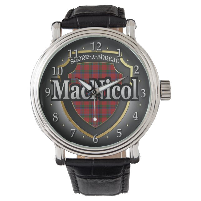 Relógio De Pulso Clan MacNicol Scotland Celebration Watch (Frente)