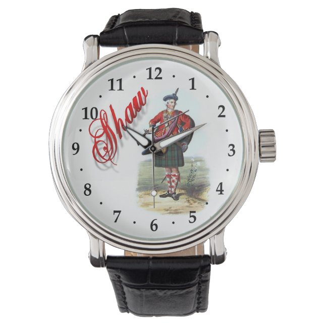 Relógio De Pulso Clan Shaw Scottish Dream Watch (Frente)