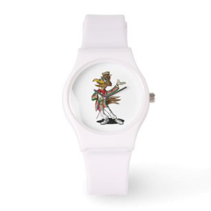 Relógio De Pulso Classic Cartoon Watch   Junção Quadrada de Qwiznib
