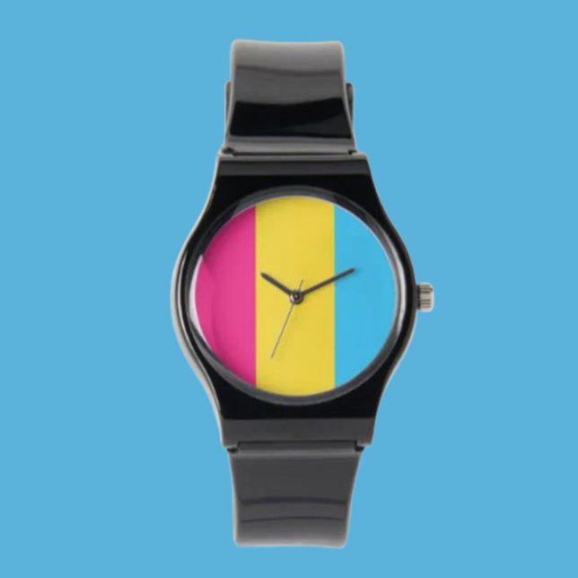 Relógio de Pulso com Pulseira de Silicone Orgulho  (Criador carregado)