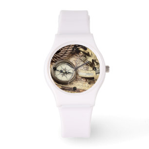 Relógio De Pulso compasso antigo náutico da praia litoral do