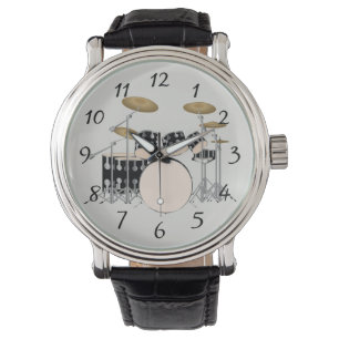 Relógio De Pulso Conjunto de tambores Ilustrado