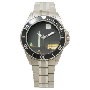 Relógio De Pulso Construção do Capitólio, memorial de Lincoln,