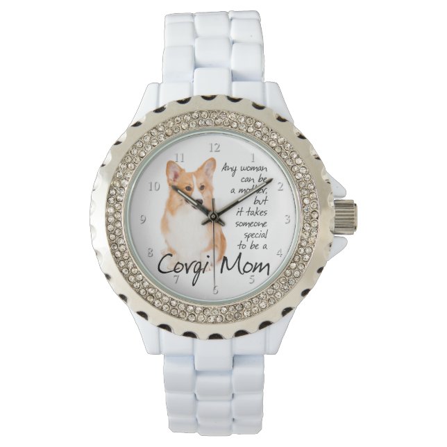 Relógio De Pulso Corgi Mãe Watch (Frente)
